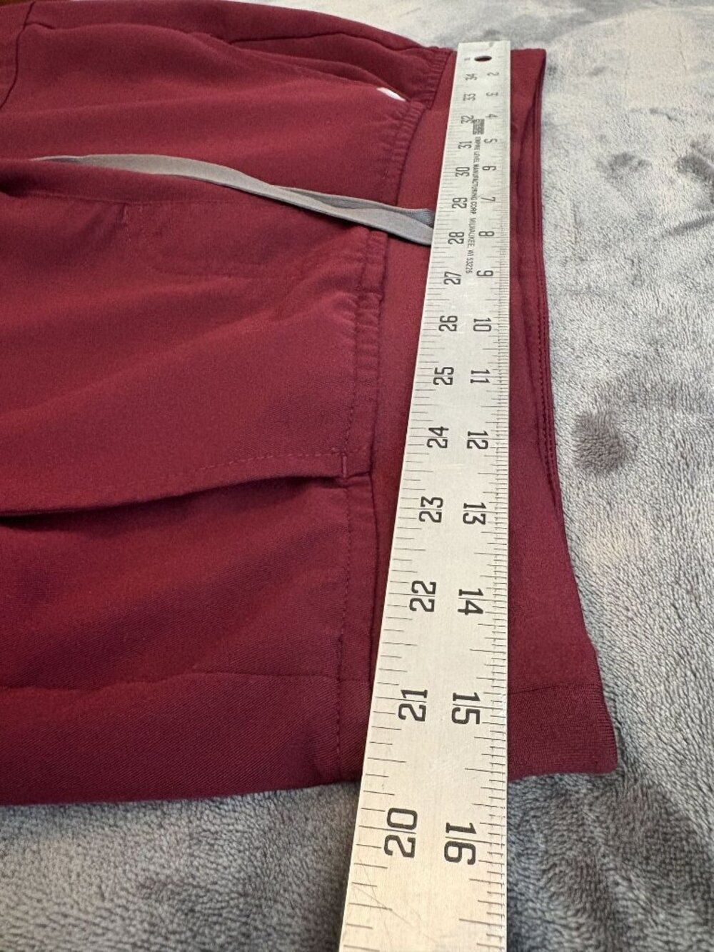 FIGS Women's Zamora Jogger Scrub Pants S Burgundy Healthcare Nursing Medical - Picture 9 of 11